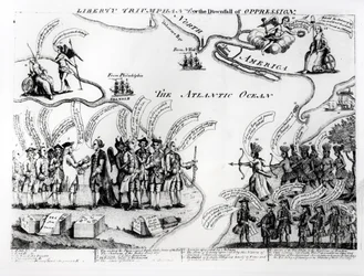 Vrijheid Triomfantelijk, of de Val van Onderdrukking, 1773
